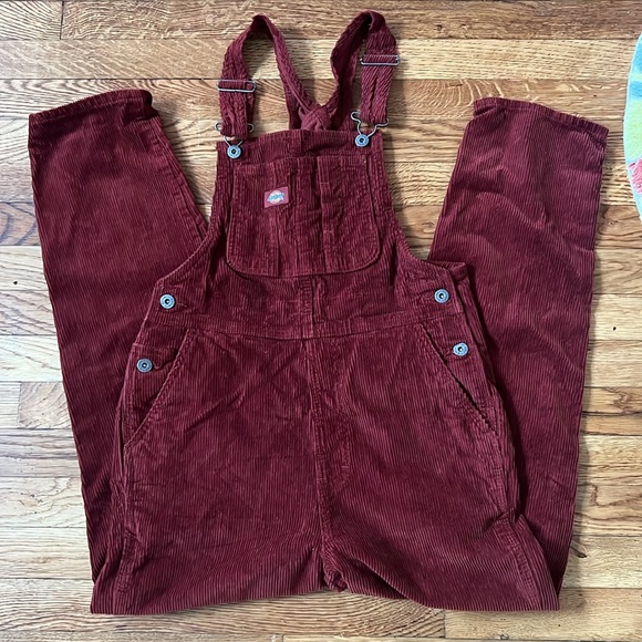 Dickies Corduroy Bib Overalls Size small - Picture 5 of 6